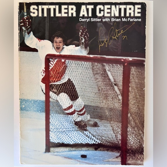 Rare Autographed Darryl Sittler Book - Picture 1 of 3